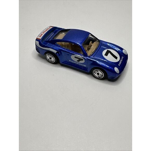 HOT WHEELS PORSCHE 959, METALFLAKE BLUE, UH, SPEEDSHIFT 500 - Picture 3 of 6